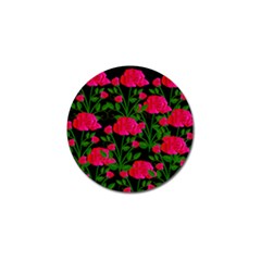 Roses At Night Golf Ball Marker (10 Pack) by snowwhitegirl