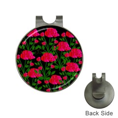 Roses At Night Hat Clips With Golf Markers by snowwhitegirl