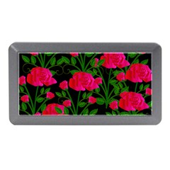 Roses At Night Memory Card Reader (mini) by snowwhitegirl