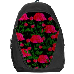 Roses At Night Backpack Bag by snowwhitegirl