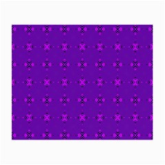 Bold Geometric Purple Circles Small Glasses Cloth