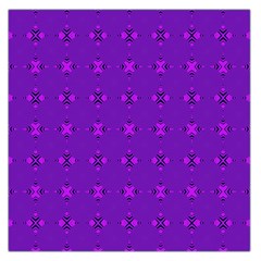 Bold Geometric Purple Circles Large Satin Scarf (square) by BrightVibesDesign