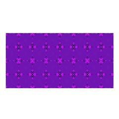 Bold Geometric Purple Circles Satin Shawl by BrightVibesDesign