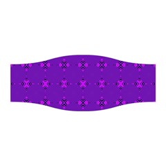 Bold Geometric Purple Circles Stretchable Headband