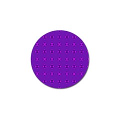 Bold Geometric Purple Circles Golf Ball Marker (4 pack)