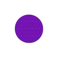 Bold Geometric Purple Circles Golf Ball Marker (10 pack)