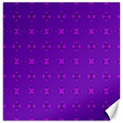 Bold Geometric Purple Circles Canvas 12  x 12 