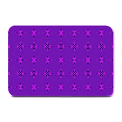 Bold Geometric Purple Circles Plate Mats