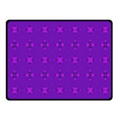 Bold Geometric Purple Circles Fleece Blanket (small) by BrightVibesDesign