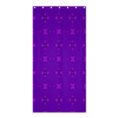 Bold Geometric Purple Circles Shower Curtain 36  X 72  (stall)  by BrightVibesDesign