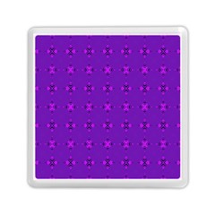 Bold Geometric Purple Circles Memory Card Reader (Square)