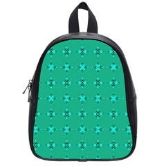 Modern Bold Geometric Green Circles Sm School Bag (small) by BrightVibesDesign