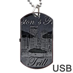 2451 Trill Cover Final Dog Tag Usb Flash (one Side) by RWTFSWIMWEAR