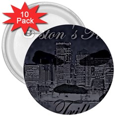 Trill Cover Final 3  Buttons (10 Pack)  by BOSTONSFINESTTRILL