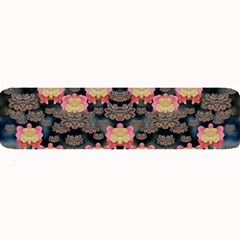 Heavy Metal Meets Power Of The Big Flower Large Bar Mats by pepitasart