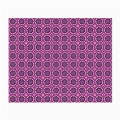 Floral Circles Pink Small Glasses Cloth by BrightVibesDesign