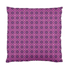 Floral Circles Pink Standard Cushion Case (two Sides)