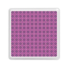 Floral Circles Pink Memory Card Reader (square) by BrightVibesDesign