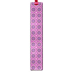 Floral Circles Pink Large Book Marks by BrightVibesDesign