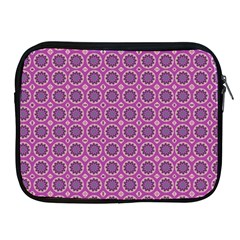 Floral Circles Pink Apple Ipad 2/3/4 Zipper Cases by BrightVibesDesign