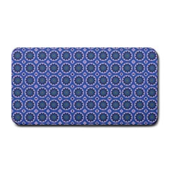 Floral Circles Blue Medium Bar Mats by BrightVibesDesign