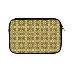 Floral Circles Yellow Apple Ipad Mini Zipper Cases by BrightVibesDesign