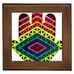 Hamsa Of God Framed Tiles