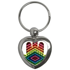 Hamsa Of God Key Chains (heart)  by CruxMagic