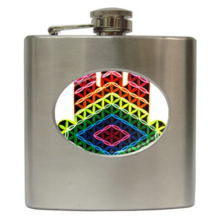 Hamsa of God Hip Flask (6 oz)