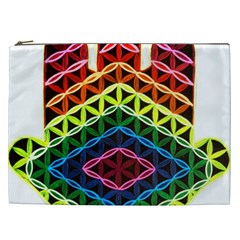 Hamsa Of God Cosmetic Bag (xxl) by CruxMagic