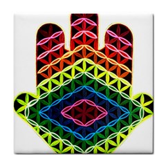 Hamsa Tile Coasters by CruxMagic