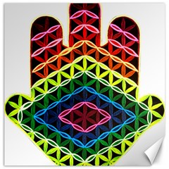 Hamsa Canvas 16  X 16  by CruxMagic