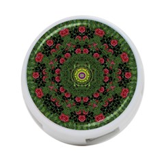 Sunshine Mandala In Rose Heaven 4-port Usb Hub (two Sides) by pepitasart