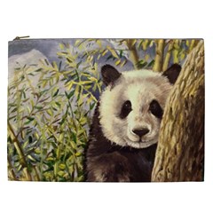 Panda Cosmetic Bag (xxl) by ArtByThree