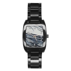 Space Drift Stainless Steel Barrel Watch by WILLBIRDWELL