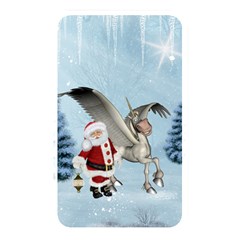 Santa Claus With Cute Pegasus In A Winter Landscape Memory Card Reader (rectangular) by FantasyWorld7