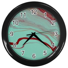 Floating Away Wall Clock (black) by WILLBIRDWELL