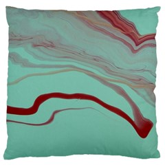 Floating Away Large Cushion Case (one Side) by WILLBIRDWELL