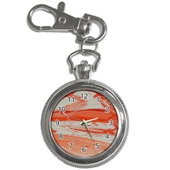 Orange Swirl Key Chain Watches by WILLBIRDWELL