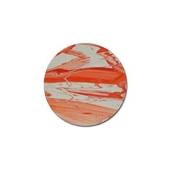 Orange Swirl Golf Ball Marker (10 Pack) by WILLBIRDWELL