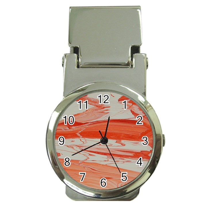 ORANGE SWIRL Money Clip Watches