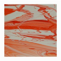 Orange Swirl Medium Glasses Cloth (2-side) by WILLBIRDWELL