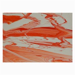 Orange Swirl Large Glasses Cloth (2-side) by WILLBIRDWELL