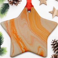 Orange Star Ornament (two Sides) by WILLBIRDWELL