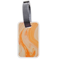 Orange Luggage Tags (two Sides) by WILLBIRDWELL