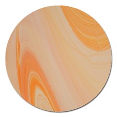 Orange 2 Magnet 5  (round)