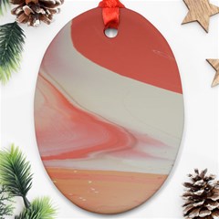 Martian Snow Ornament (oval) by WILLBIRDWELL