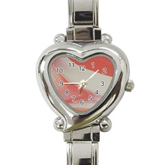 Martian Snow Heart Italian Charm Watch by WILLBIRDWELL