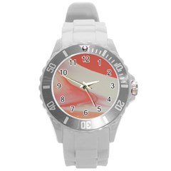 Martian Snow Round Plastic Sport Watch (l) by WILLBIRDWELL