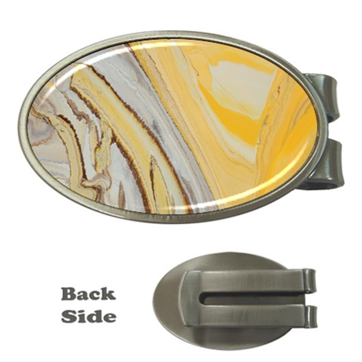 YELLOW JUNGLE Money Clips (Oval) 